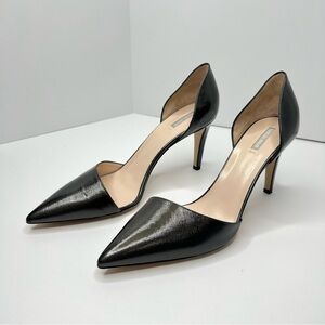 Giorgio Armani D’Orsay Pointed Toes Pumps Heels in Black Size EU 39.5